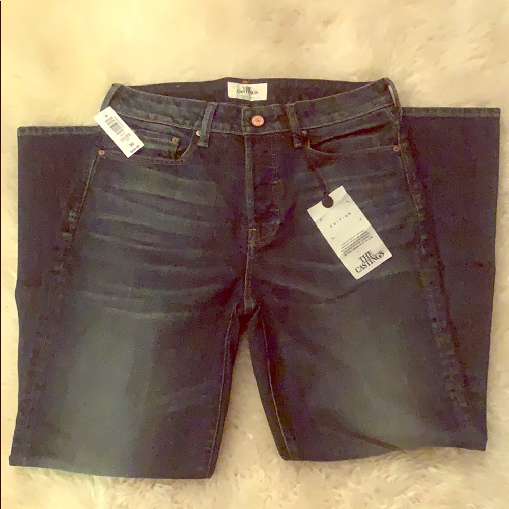 The Castings High Rise Cropped Jeans